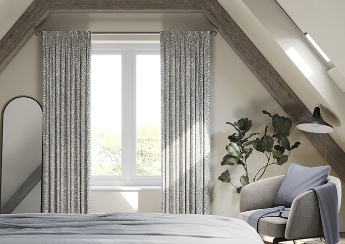William Morris Willow, Indigo - Made to Measure Curtains - Image 3